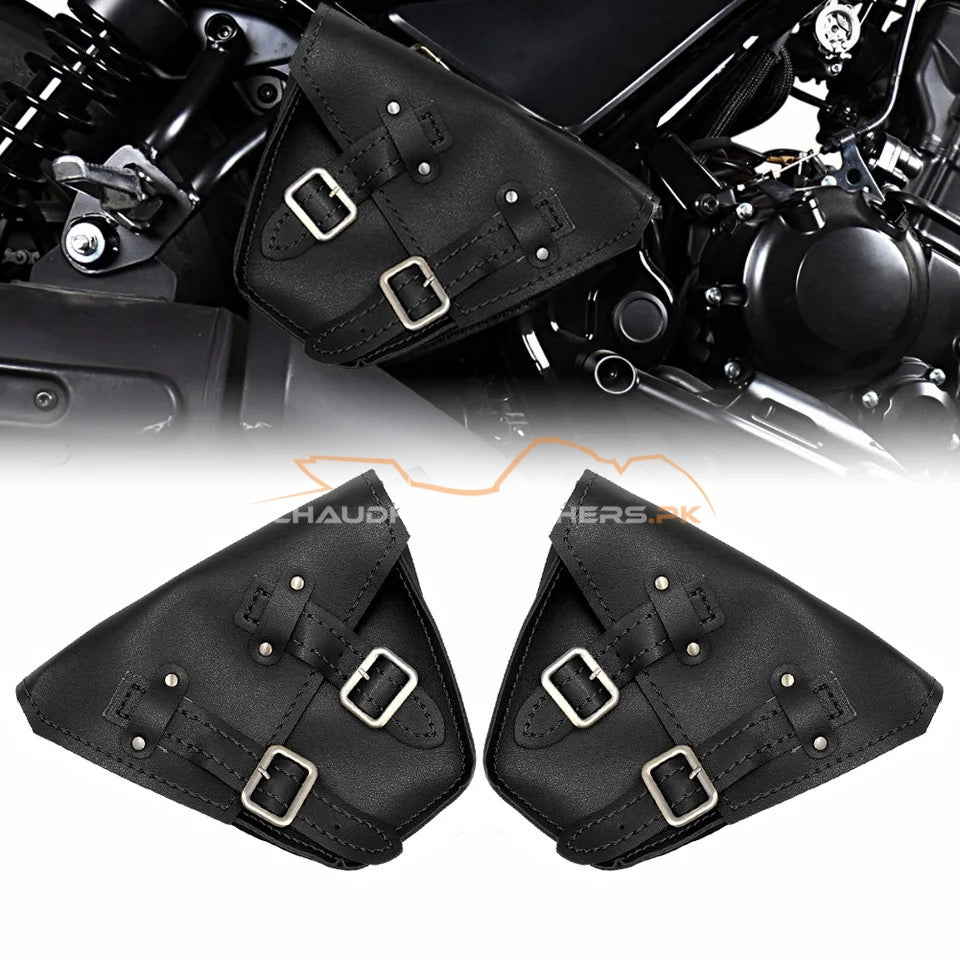 VINTAGE STYLE SIDE BAGS FOR CLASSIC-CHOPPER-BRAT-BOBBER